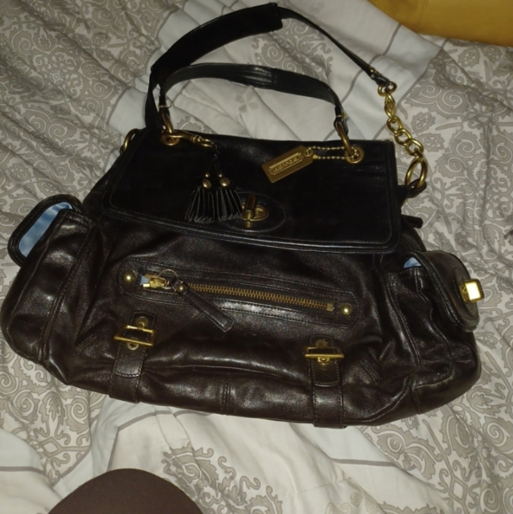 Black coach bag